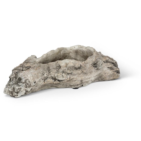 Conservatorio 11 in. Slim Log Planter, Grey - Small CO3084009